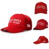 Election Classic Red Cotton Baseball Cap With Embroidered Lettering For Adults