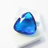 CERTIFIED 98.35 Ct Loose Gemstone Lab-Created Blue Sapphire Trillion Cut M-1043-Ra