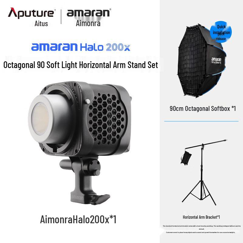 Aputure Amaran Halo 200x Streaming Fill Light