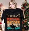 Heartland Jubileumsminner Svart Unisex T-skjorte S-5XL Q3636