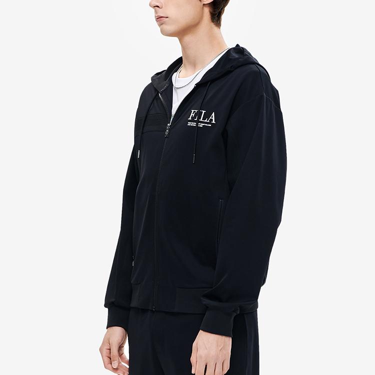 New FILA Jackets Men's Jet Black F11M228501F-BK