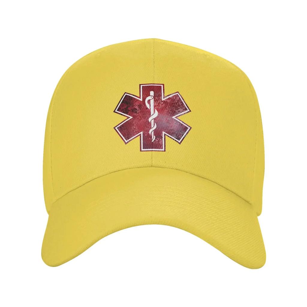 Men WomenEMS Star Hat Classic Logo Baseball Caps Adjustable Casual Headwear