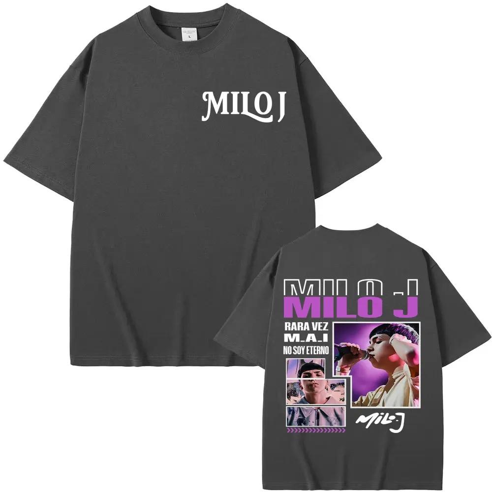 Milo J Rapper La Vida Era Mas Corta New Album TShirt Mens Vintage 90s Pop Music Bestselling Oversized Streetwear TShirt