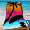 Tropical Plant Towel Sports Quick Dry Travel Camping Sandproof Soft Light Large Beach Towel