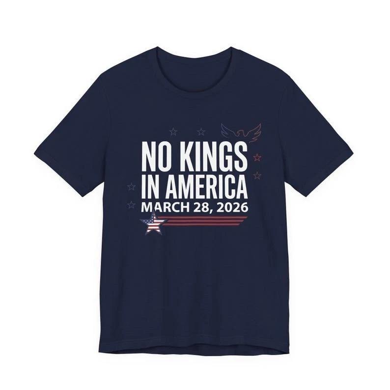 No Kings in America March 28 2026 T-Shirt 4XL