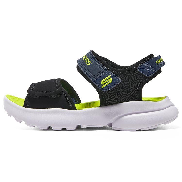 Skechers Razor Splash Kids Sandals Kids Sandals Green Black 406512L-BKLM 27.5