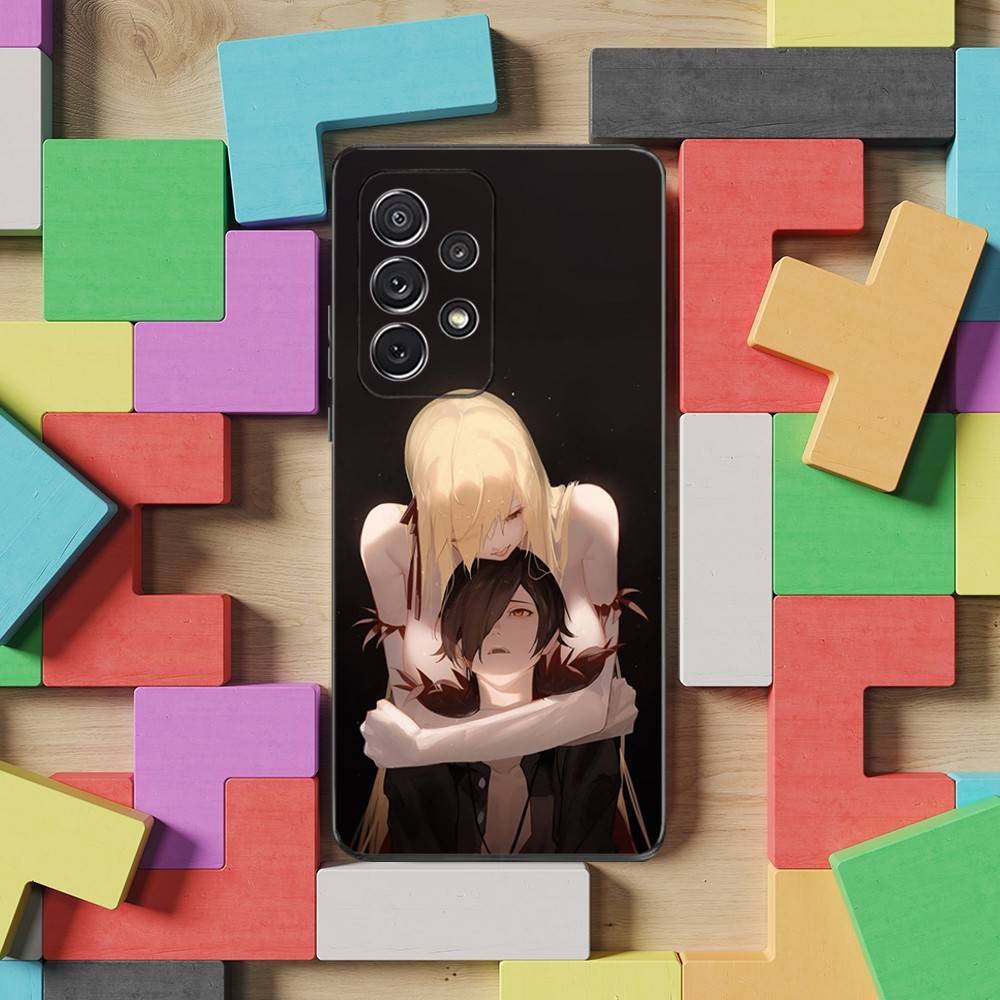 Comics M-Monogatari Series Phone Case For Samsung S25,S24,S23,S22,S21,S20,S10,Ultra,Plus,Lite,FE,Soft Silicone Black Cover