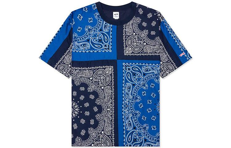 Vans T Shirts Men s Blue Crew Neck Moderate Straight Fit VN0A4VLNZE5 XL