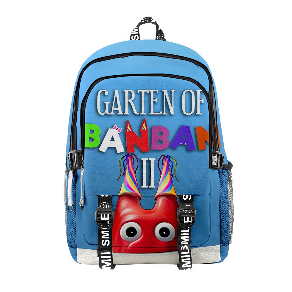 Cartoon Youthful School Bags Unisex Garten Of Banban Travel Bags 3D Print Oxford Waterproof Notebook Multifunction Backpacks