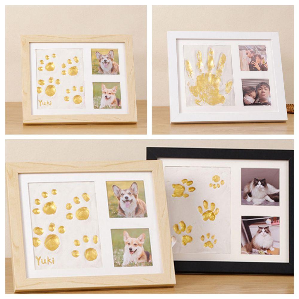 DIY Keepsake Baby Hand and Footprints Kit Clay Handprint Keepsake Frame  Gift for Parents