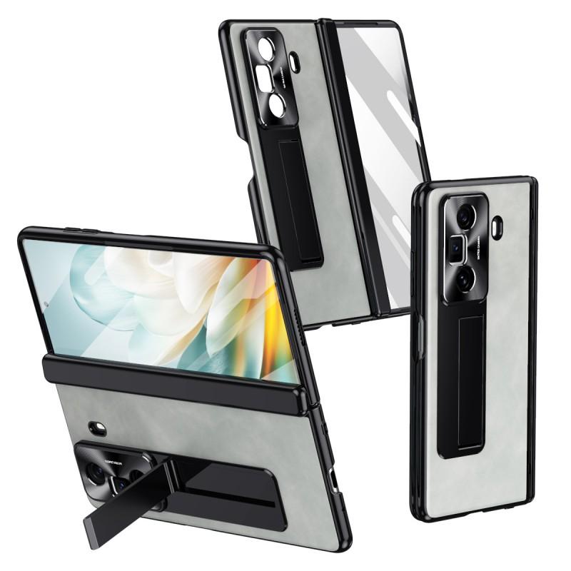 Premium Leather-Style Flip Case Honor Magic V3 Foldable Phone Full Coverage Shockproof Business Cover With Stand Function