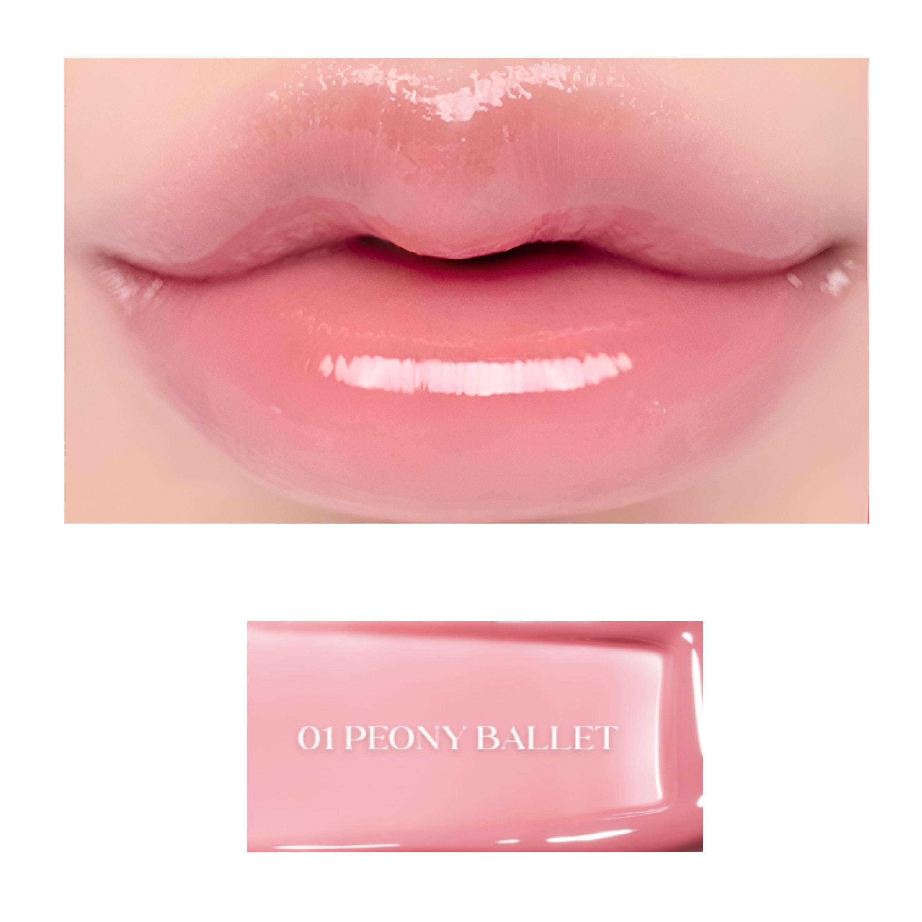 Rom&nd Glasting Color Gloss Тинт для губ – 8 оттенков NO1 PEONY BALLET