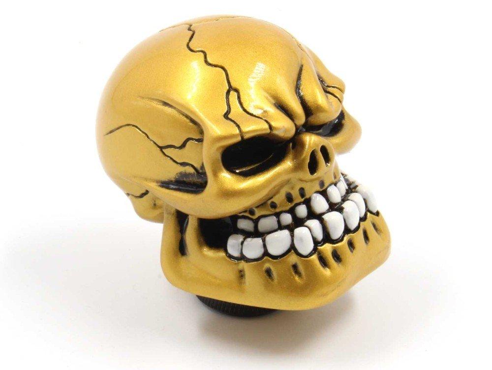 Talking Funky Shift Knob Skull Gold