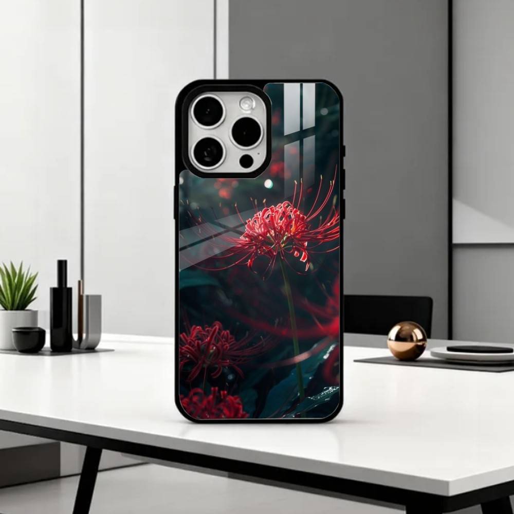 okyo G-Ghoul Red Spider Lily   Phone Case For iPhone17,16,15,14,13,12,11 Plus,Pro Max Magnetic For Magsafe Wireless Charging