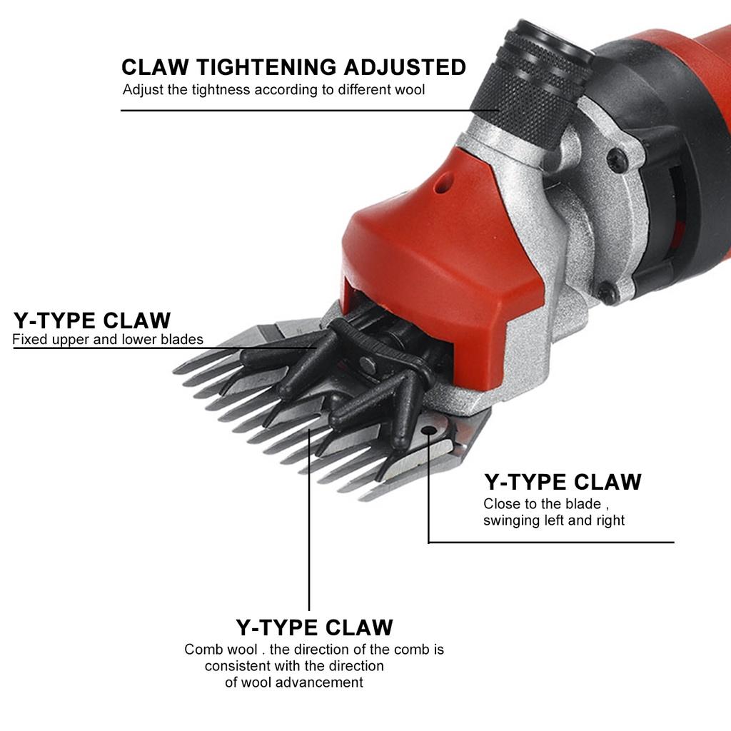 2000W 220V Trimmer Tool Wool Scissor Cut Clipper Shaving Machine With Box Flexible Shaft Electric Sheep Goat Shearing Machine