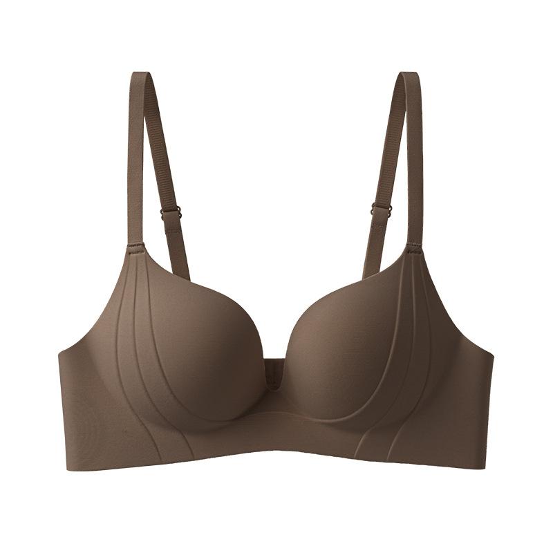 Small breasts gather underwear women's summer thin soft support, pull without marks, close the secondary breasts, anti-sagging upper support bra cover
