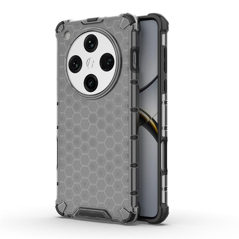 Applicable to OPPO FindX8Pro Honeycomb mobile phone case FindX5Pro transparent A98 anti-drop A78 airbag A58 set