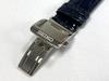 L07Y018J9 SEIKO Presage 20mm Leather Strap with Dark for Buckle, Crocodile, Blue, SARW011/ SARX019