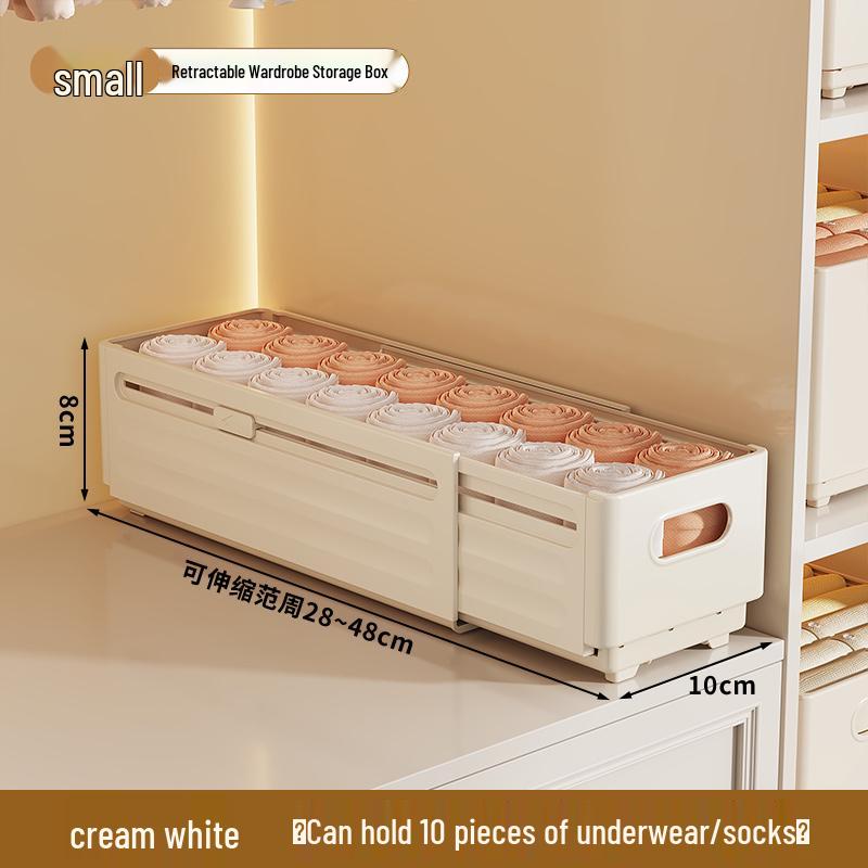 Выдвижной органайзер для гардероба: Разделитель для носков, нижнего белья и одежды