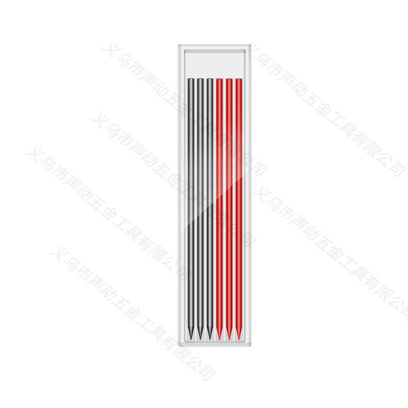 Em estoque: Lápis de Grafite Exclusivo de Metal com Ponta Longa de 2,8 mm para Furos Profundos em Marcenaria & Engenharia para Marcação & Posicionamento