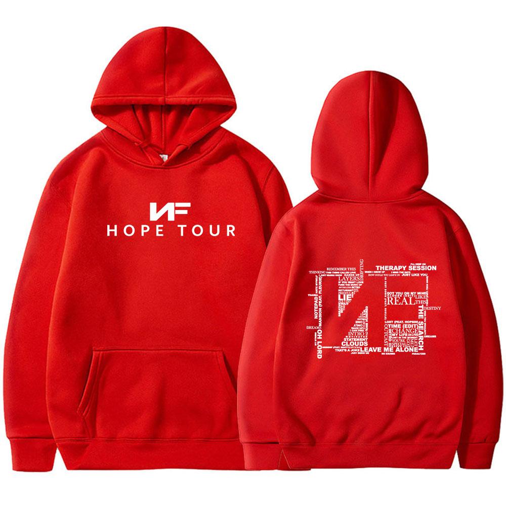 Rapper Nf Hope Tour Concert Hoodies Men Women Fashion Hip Hop Long Sleeve Sweatshirts Casual Soft Oversized Pullovers Fans Gift