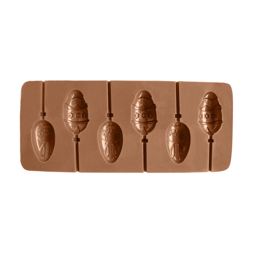 Easter Eg g Silicone Chocolate Lollipop