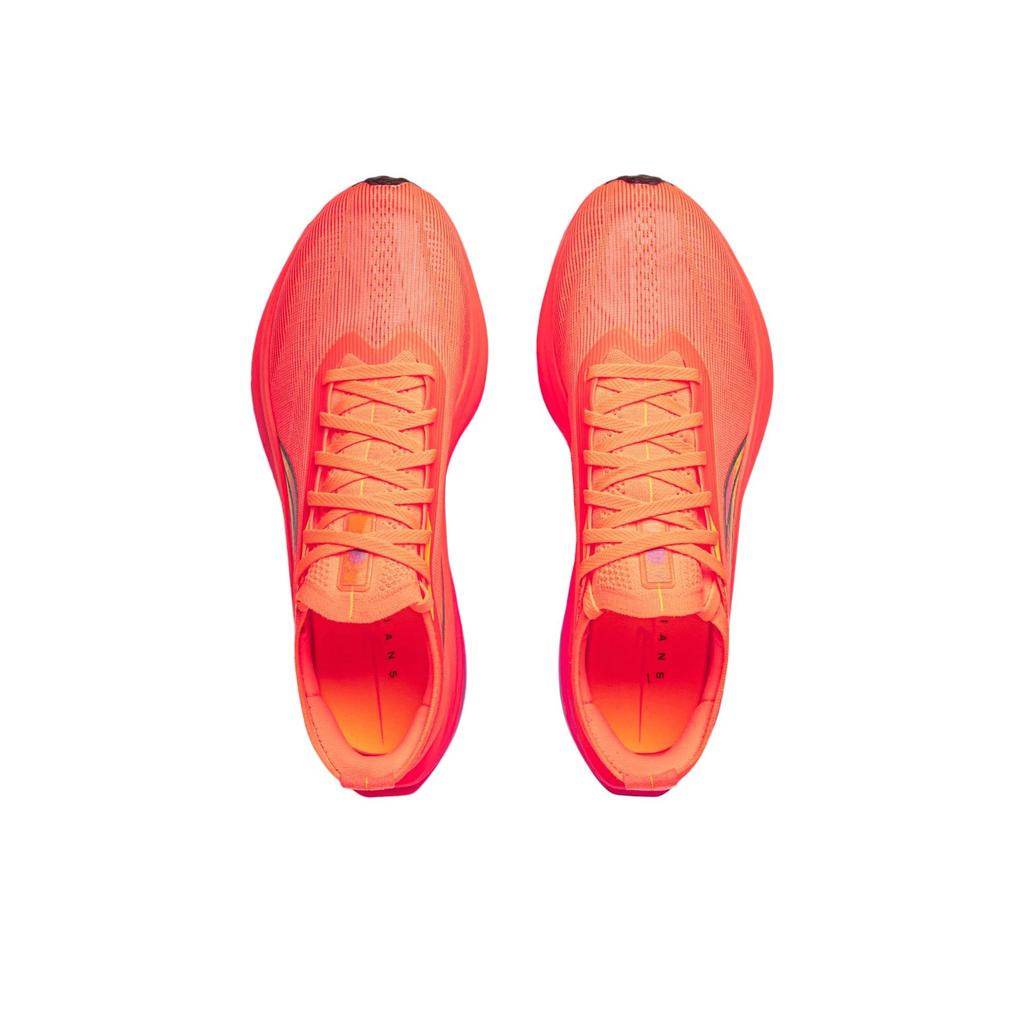 Li Ning Feidian 5 Elite Ultra Lehká Technologie Karbonová Deska Běžecké Boty Unisex Běžecké Boty Fluorescenční-Plamenově-Oranžová ARMV003-25