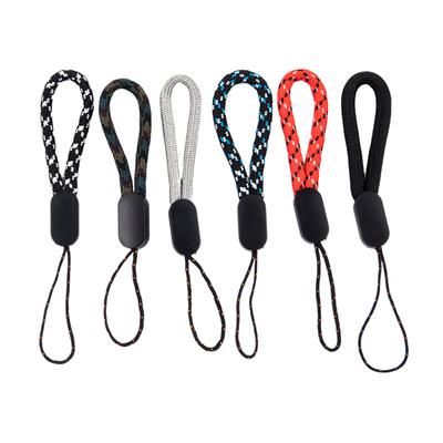 5 unidades de cordão de pulso de mão cordão de aperto curto cordão de telefone móvel chaveiro