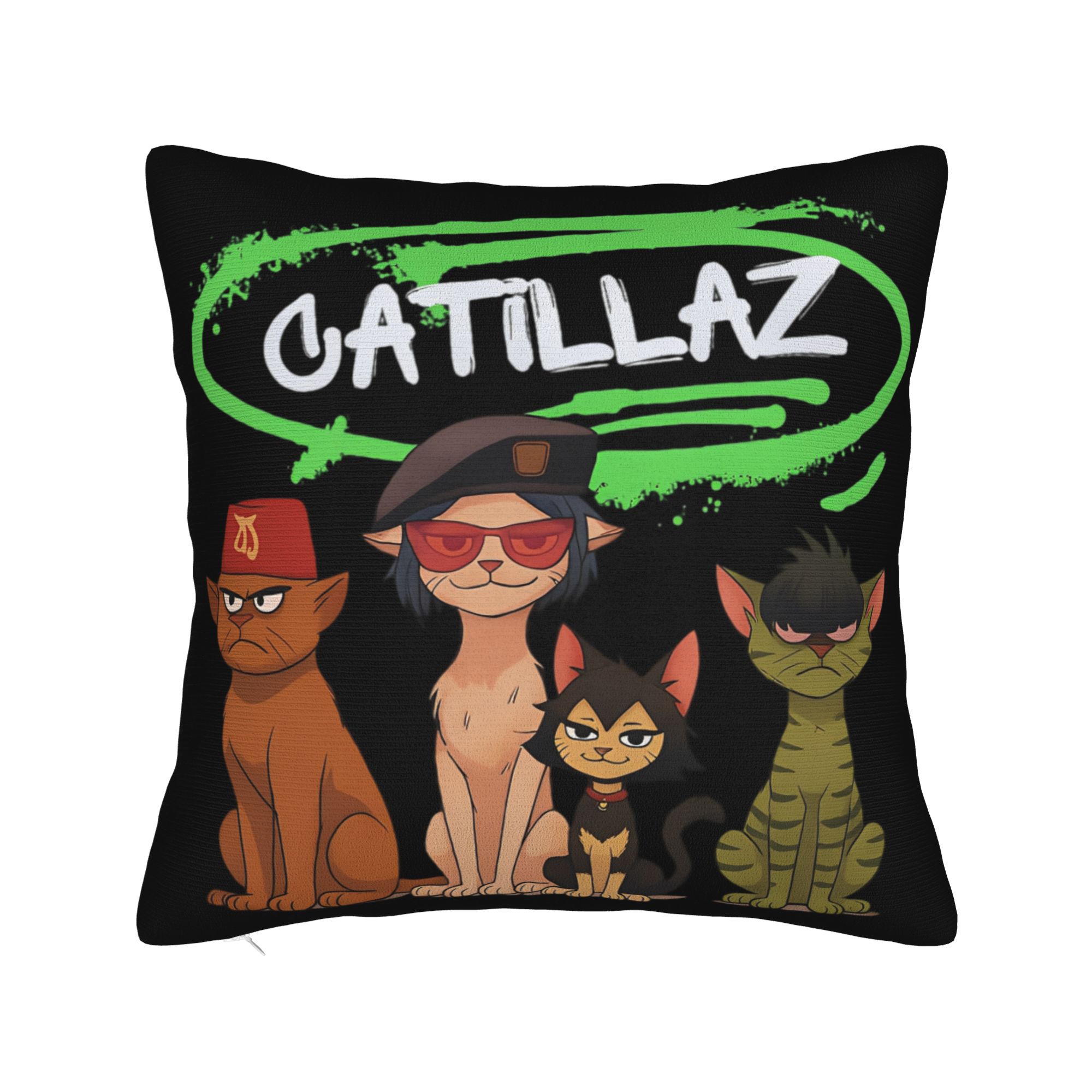 Наволочка Gorillazs Милая Забавная Наволочка Для Дивана Домашний Декор Квадратная Наволочка Подарок 12x12Inch