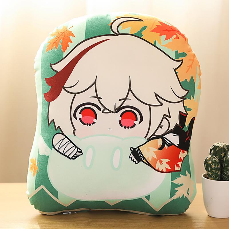 Genshin Impact Plush Pillow Doll Game Anime Cartoon Cosplay Slime Pillow For Kids Fans Gifts