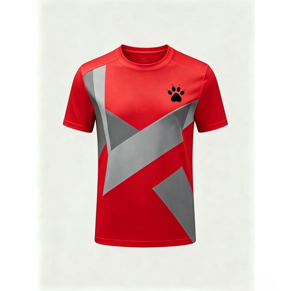 KELME quick-dry short-sleeved T-shirt for men and women, breathable sports top for summer running and football training