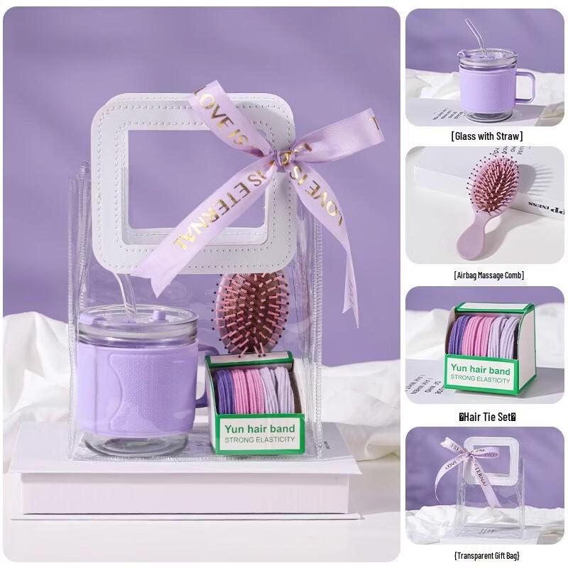 Women s Day Gift Set with Glass Cup