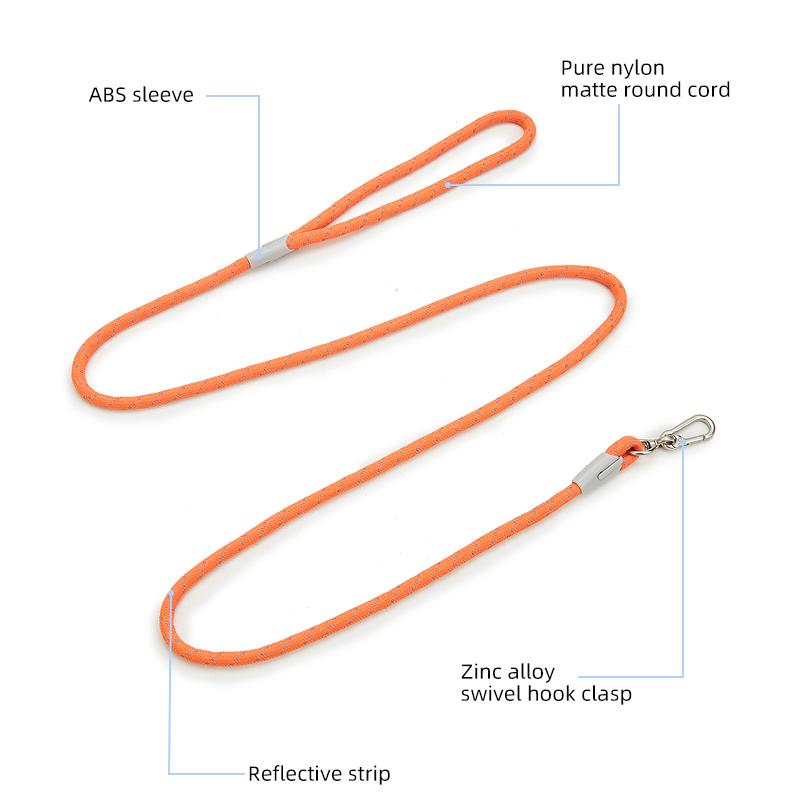 Strong Pet Dog Leashes Night Reflection Rope Guard Dog And Cats Walking Training Leash With Harness Collar Lead Strap 150CM Long