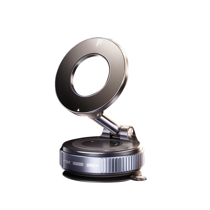 

CAFELE для Magsafe Автомобильный держатель для телефона Вакуумная присоска Магнитная подставка для телефона Регулируемый под разными углами Складное автомобильное крепление чёрный