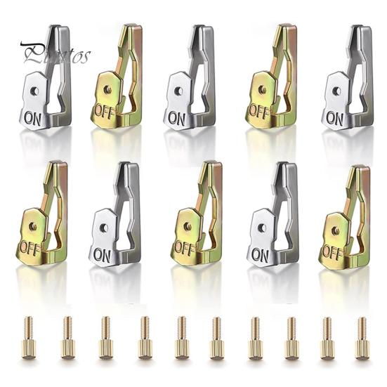 

1 комплект, сменные триггеры для таймера, нержавеющие, устойчивые к коррозии, простая установка, набор триггеров для таймера включения/выключения серебряный/золотой