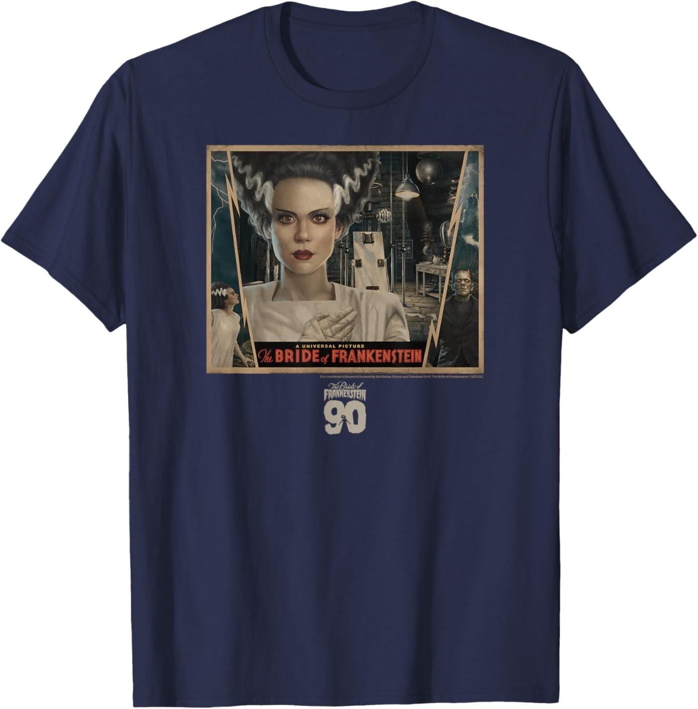 Bride and Frankenstein Lab Retro T-Shirt S разноцветный