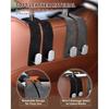 Headrest Hooks For Car, 4 Pack Car Seat Back Organizer Storage Hook, Double Hook Car Seat Hooks For Hanger Purses And Bags, Leather Purse Holder For