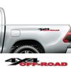 2Pcs 4X4 Off Road Stickers Car Graphics Decor Decal For Ford F150 Chevrolet Silverado GMC Sierra Dodge Ram Isuzu Dmax Pickup