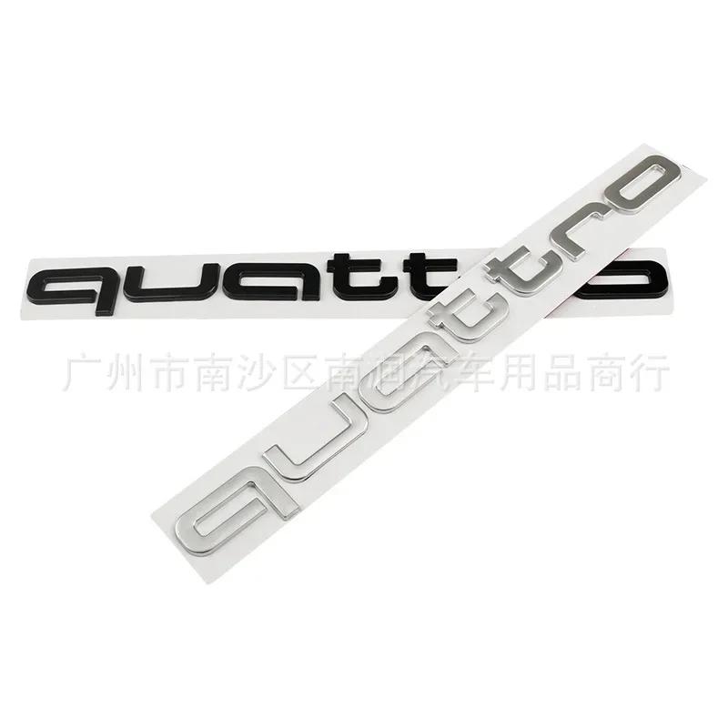 Car Rear Trunk Badge Sticker For f2 Quatrro Q5 Q3 Q2 S3 S5 S6 RS3 RS4 RS5 B6 B5 B2 B7 TT TTS Badge Emblems Auto Accessories