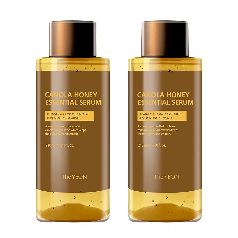 The YEON Canola Honey Essential Serum (Set of 2) - All-in-One Nutritious Honey Serum for Glowing & Deeply Hydrated Skin, 210ml x 2