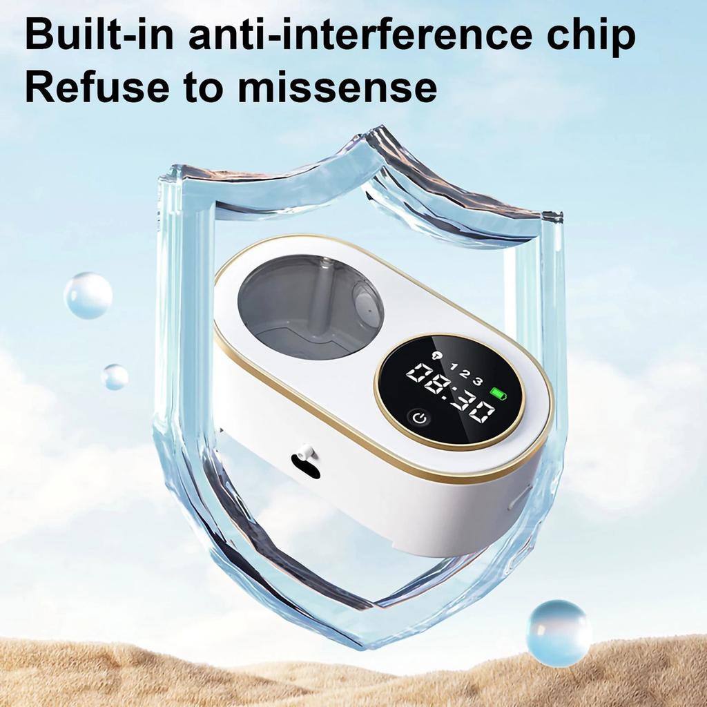 Automatic Soap Dispenser Touchless Foaming Hand Cleaner Wall Mount Rechargeable Device Perfect for Bathroom and Kitchen