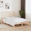 Vidaxl Bed Frame Without Mattress, 140X200 Cm, Solid Pine Wood
