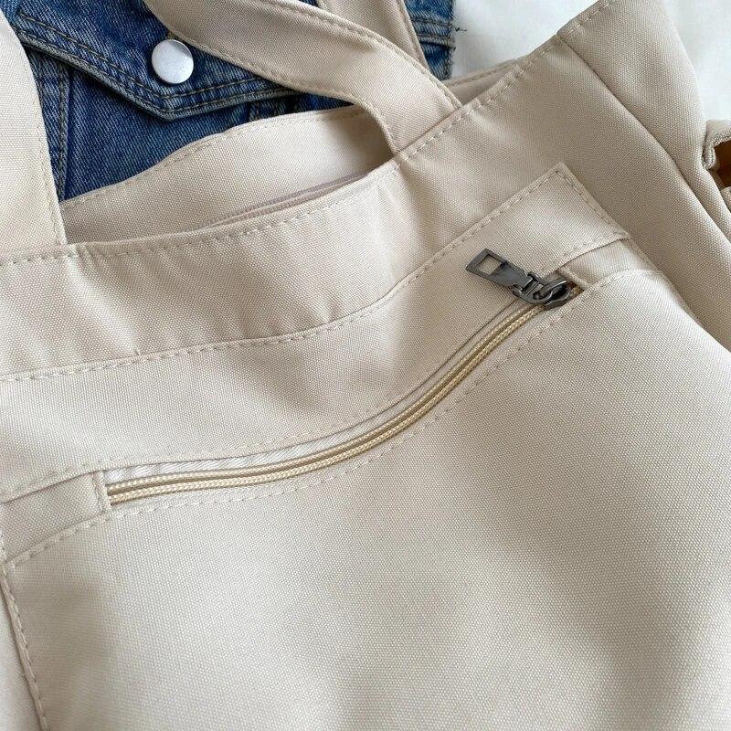 Geanta de dama Geanta de umar de mare capacitate pentru cumparaturi. Buzunar exterior multiplu