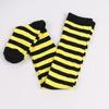 Stockings Color Block Striped Women Over The Knee Thigh High Socks for Christmas