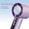 Weilexing Folding Ice Pack Cooling Fan - High-Speed Turbine, Long Battery Life, USB Portable Handheld.