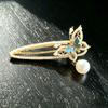 Exquisite Pearl Butterfly Hair Clip for Women - High-End Duckbill Headwear for Bangs and Hair Accessories