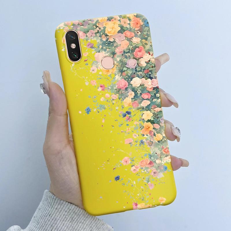 For Xiaomi Mi Max 3 Case Back Cover New design Butterfly Flower Girl Painted Candy Color Soft Silicone Shells For Mi Max3 Capa