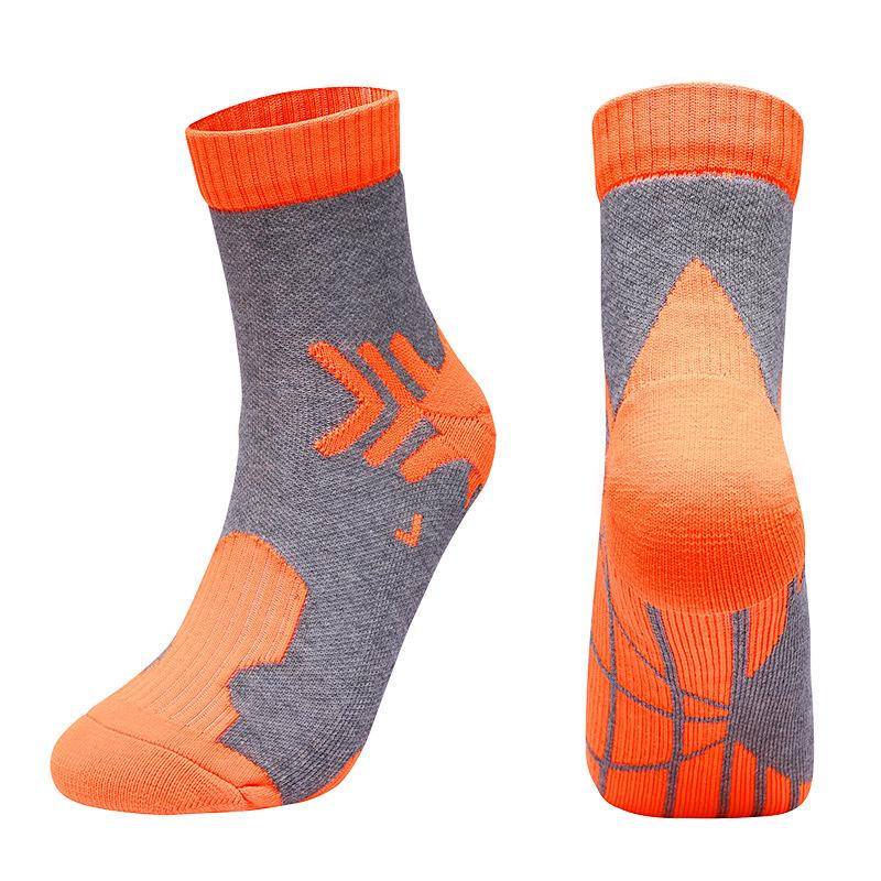 

Latest Sport Quarter Socks Gentlemen and Ladies Performance Thick Cushion Compression Basketball Cycle Riding Badminton Athletic S Practical Use XL US11-14 EU42-45 помаранчевий