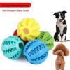 Dog Treat Dispensing Chew Toy - Durable Teeth Cleaning Ball for Golden Retrievers and Teddies