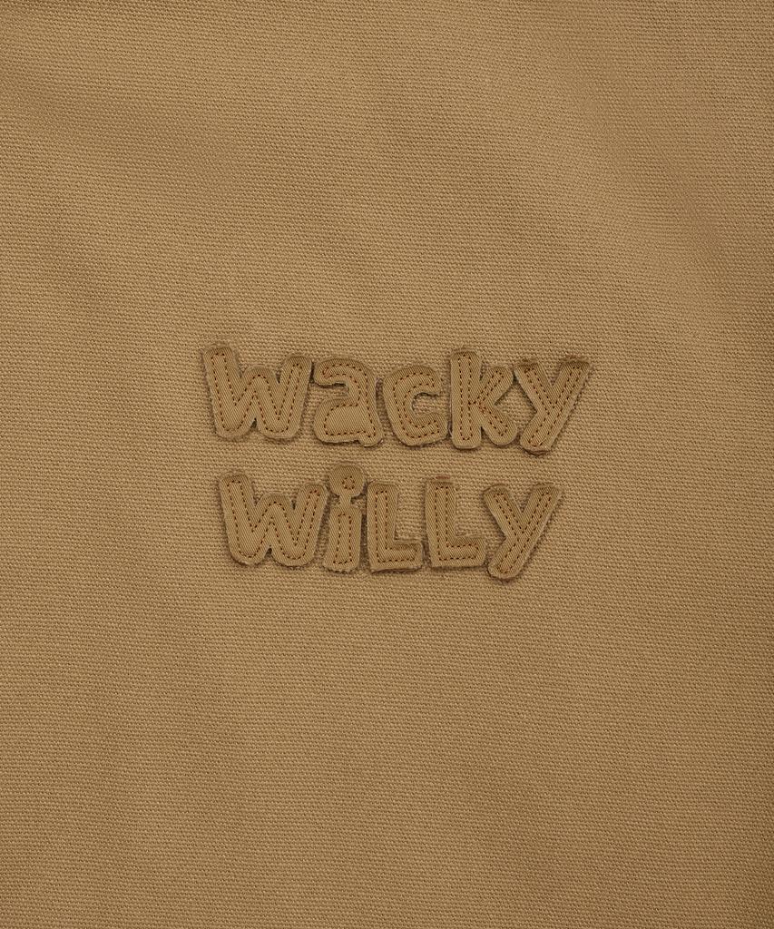 Wacky Willy Hooded Padded Work Jacket Beige